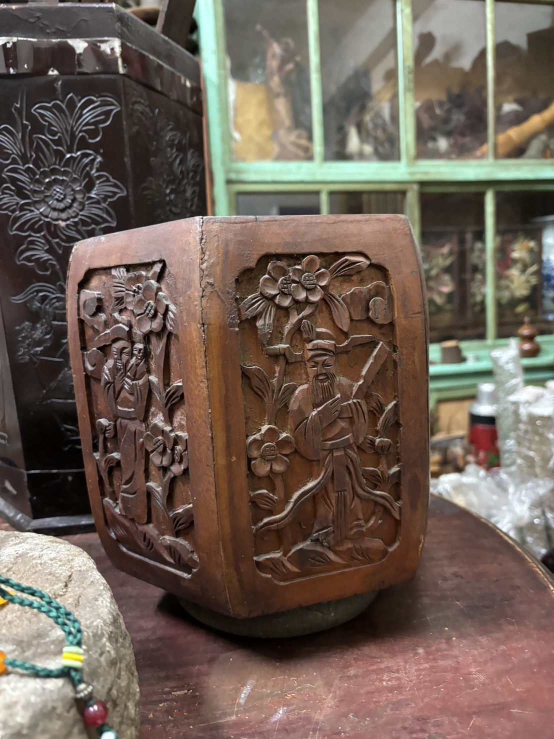 早期寺廟 木容器 疑似斗 六面工