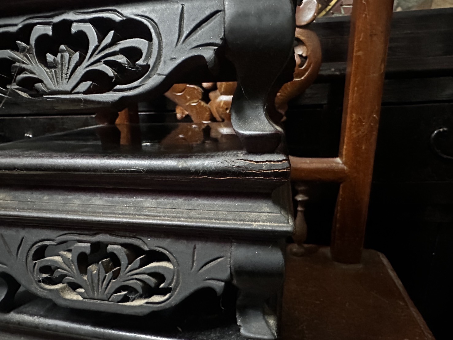 木几桌 三件合售