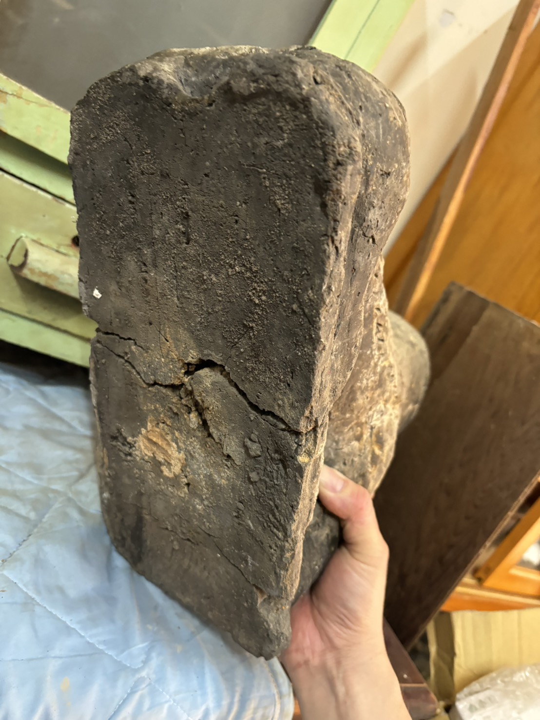 獅子 憨面 類似瓦材質