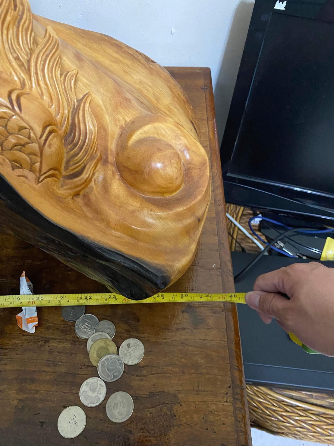 台灣黃檜木 龍雕