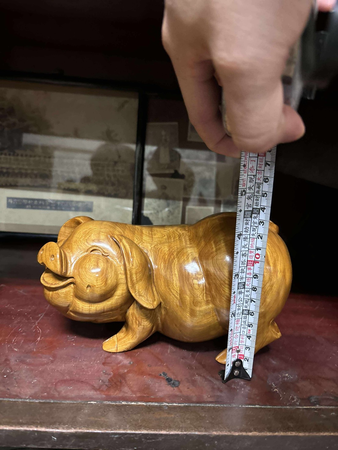 越南檜木 閃花豬 一對