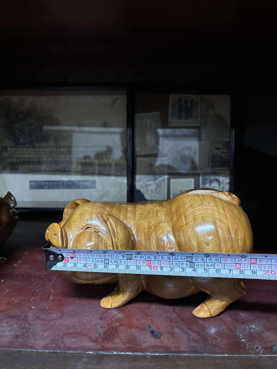 越南檜木 閃花豬 一對