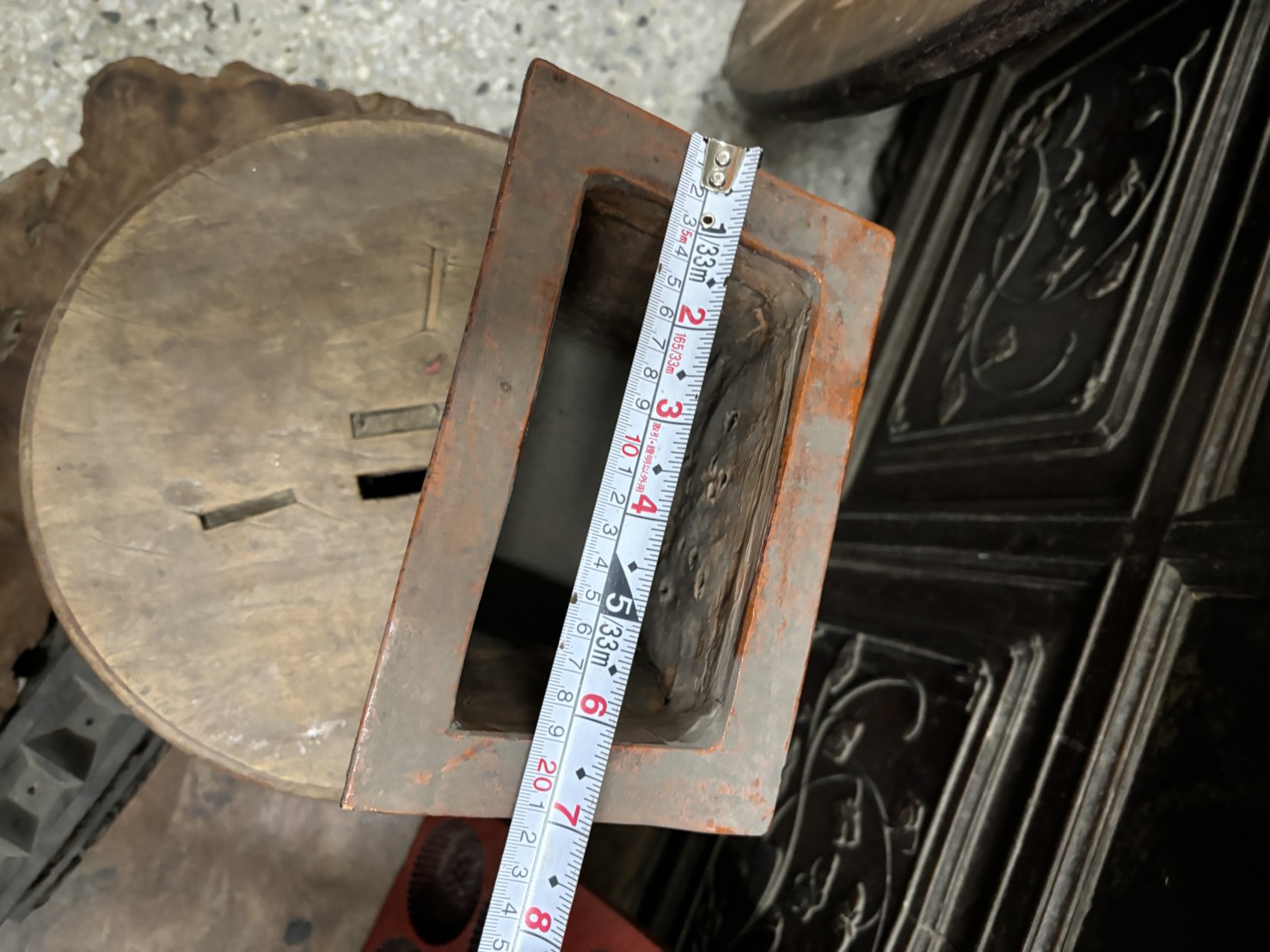 南投窯 鏤空松鶴長春 香筒