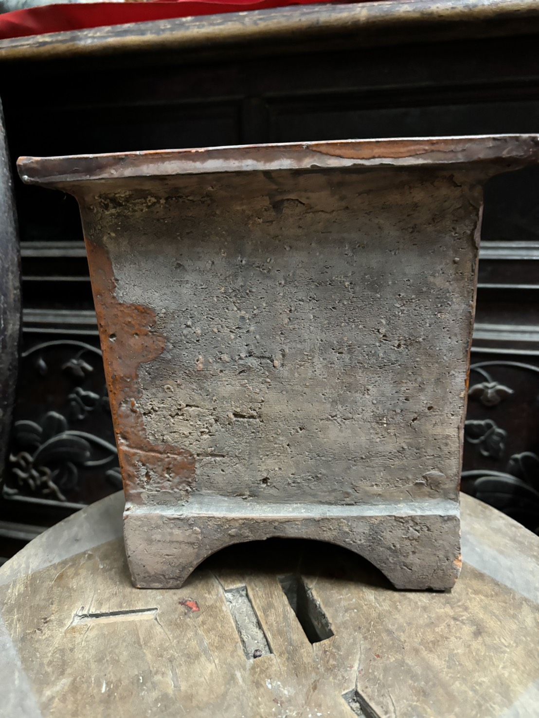 南投窯 鏤空松鶴長春 香筒